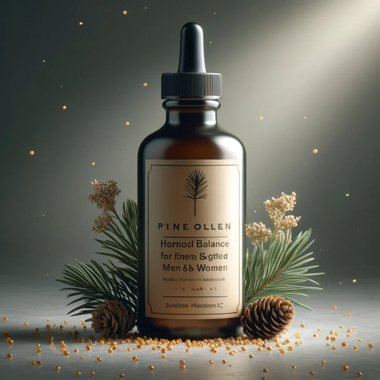 Fyrretræspollen tinktur fra NaturligStyrke.dk – En naturlig løsning til hormonbalance, energi og vitalitet.