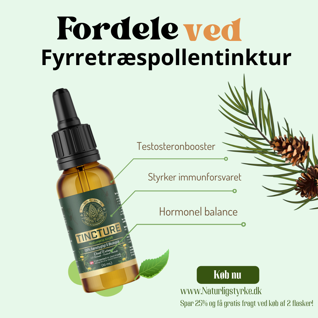 Fyrretræspollen – En naturlig kilde til energi, balance og vitalitet fra Naturlig Styrke.